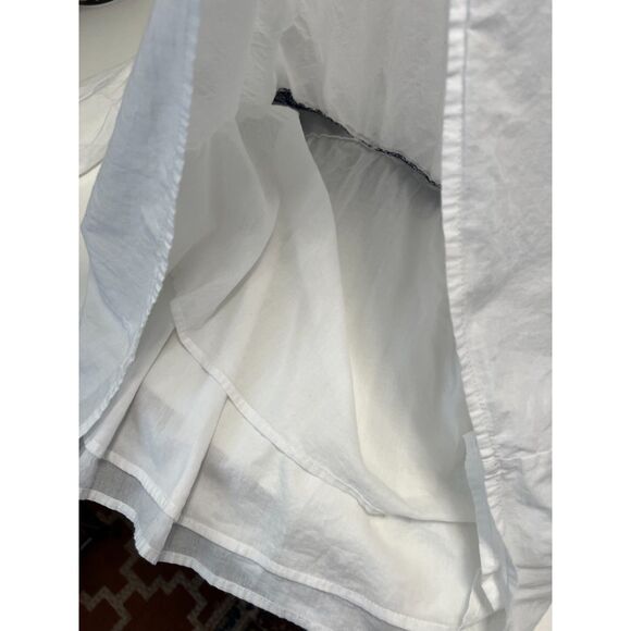 Soft Surroundings 100% cotton peasant top with three-quarter sleeves. Size L. - Picture 9 of 9